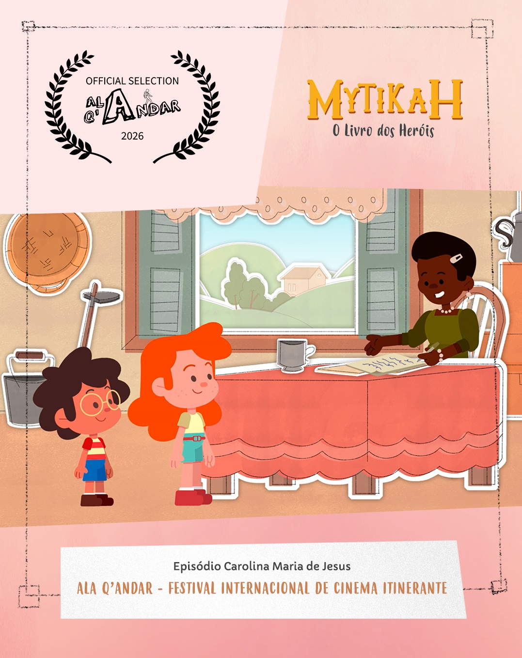 Próxima parada de Manga e Leco: Portugal! 🇵🇹 ✈️

O episódio dedicado a Carolina Maria de Jesus foi selecionado para o Ala Q’Andar – Festival Internacional de Ci